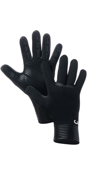 2026 C-Skins Wired 3mm Neoprene Wetsuit Gloves C-GLWI3 - Black